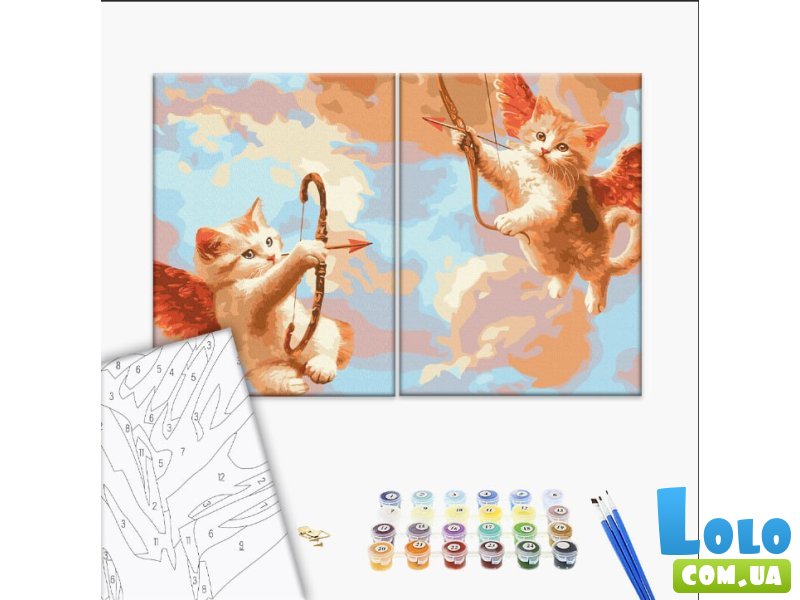 Картина по номерам Стрелы любви, Brushme (30х40 см)
