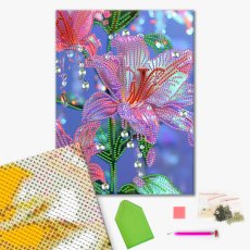 Алмазная мозаика Нежная лилия, Brushme (25х25 см)