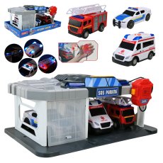 Парковка с машинами Спасательный центр