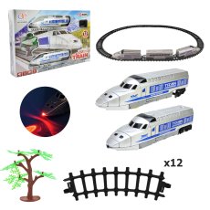 Железная дорога с локомотивом