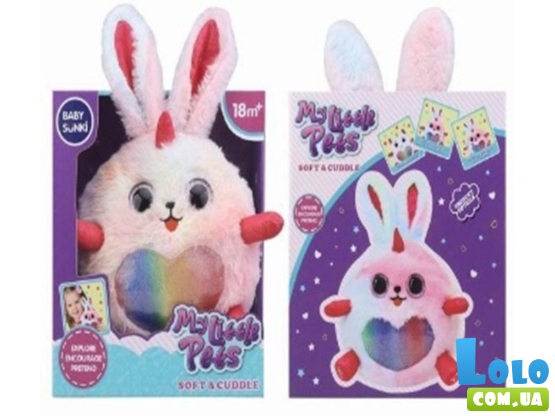 Мягкая интерактивная игрушка Зайка