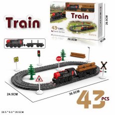 Железная дорога с локомотивом