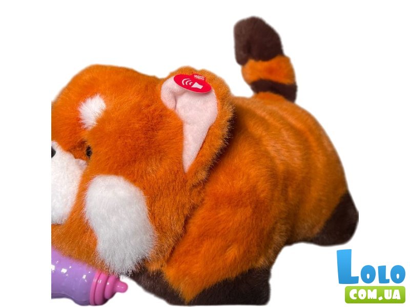 Мягкая интерактивная игрушка Лучший друг Панда (рыжая)