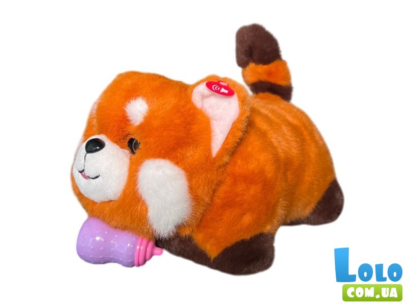 Мягкая интерактивная игрушка Лучший друг Панда (рыжая)