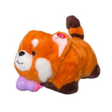 Мягкая интерактивная игрушка Лучший друг Панда (рыжая)