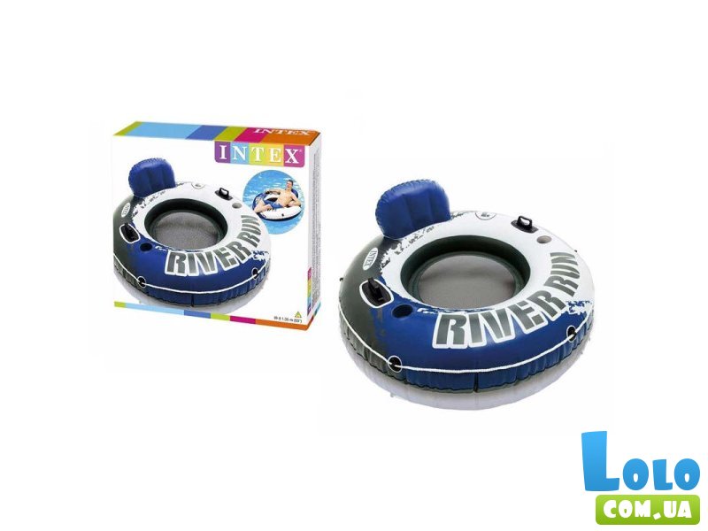 Круг надувной с ручками, Intex