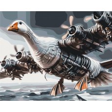 Картина по номерам Bombogini gusini, Brushme (40х50 см)