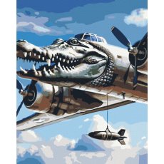 Картина по номерам Bombardino Crocodile, Brushme (40х50 см)