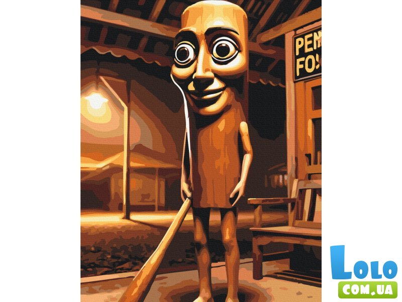 Картина по номерам Tung Tung Tung Sahur, Brushme (40х50 см)