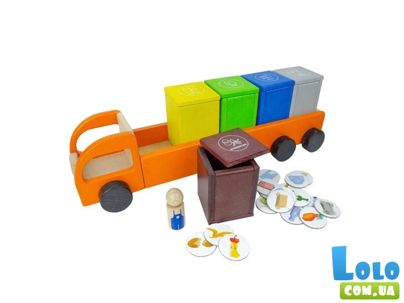 Настольная развивающая игра Сортируем отходы, Igroteco