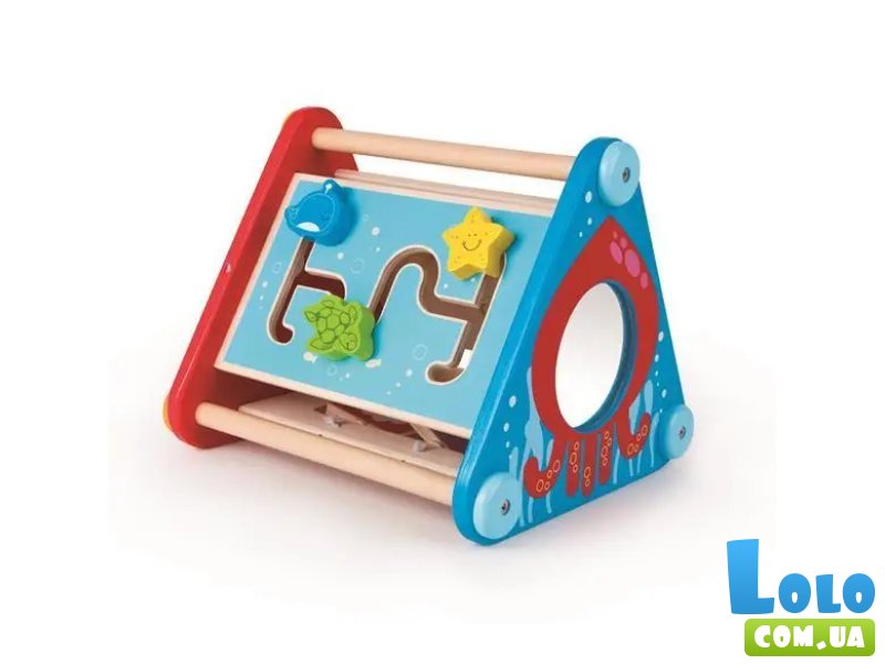 Деревянный бизибокс 5 в 1, Hape