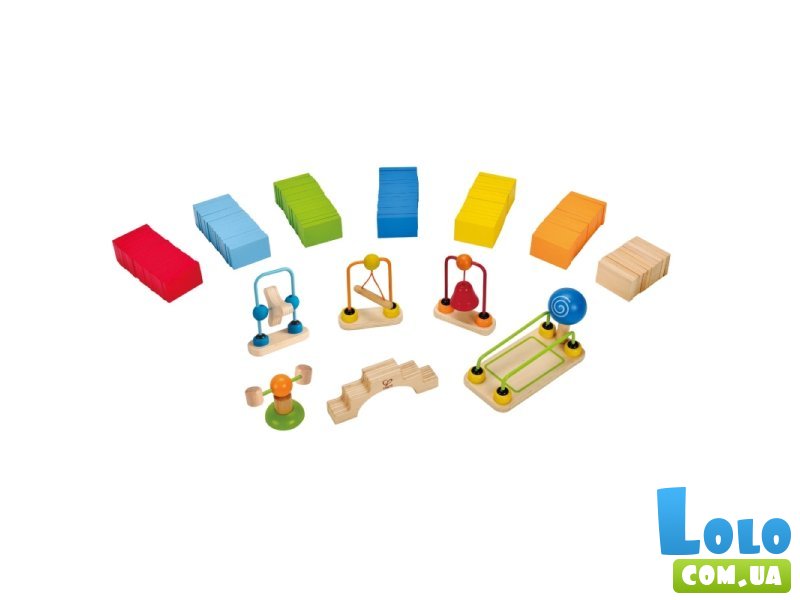 Динамический конструктор Эффект домино Динамо, Hape (E1042), 107 дет.