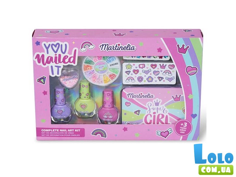 Детский набор для маникюра Супердевочка, Martinelia