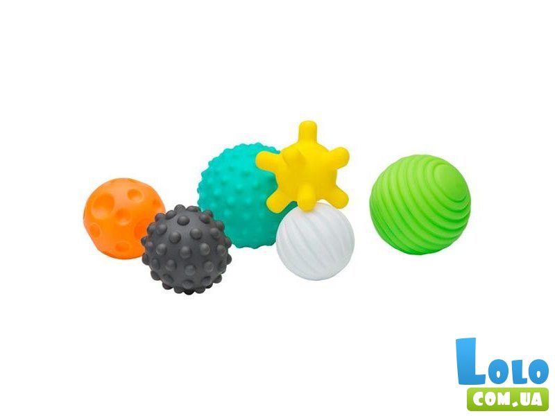 Набор тактильных мячиков Цветные шарики, Infantino