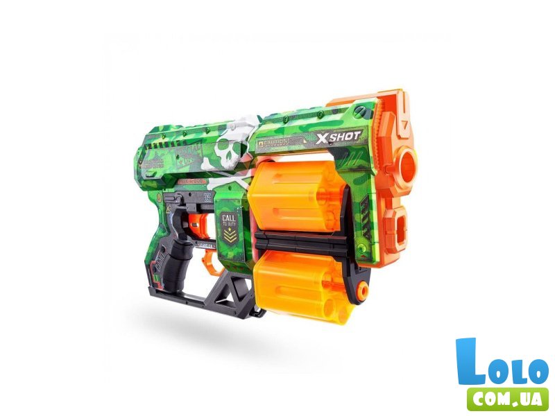 Скорострельный бластер X-Shot Skins Dread Camo, Zuru