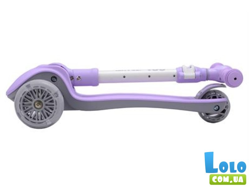 Самокат детский трехколесный складной, GO Travel (лиловый)