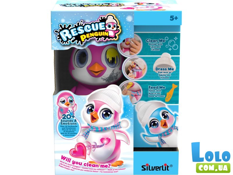 Интерактивная игрушка Спаси Пингвина, Silverlit (розовый)