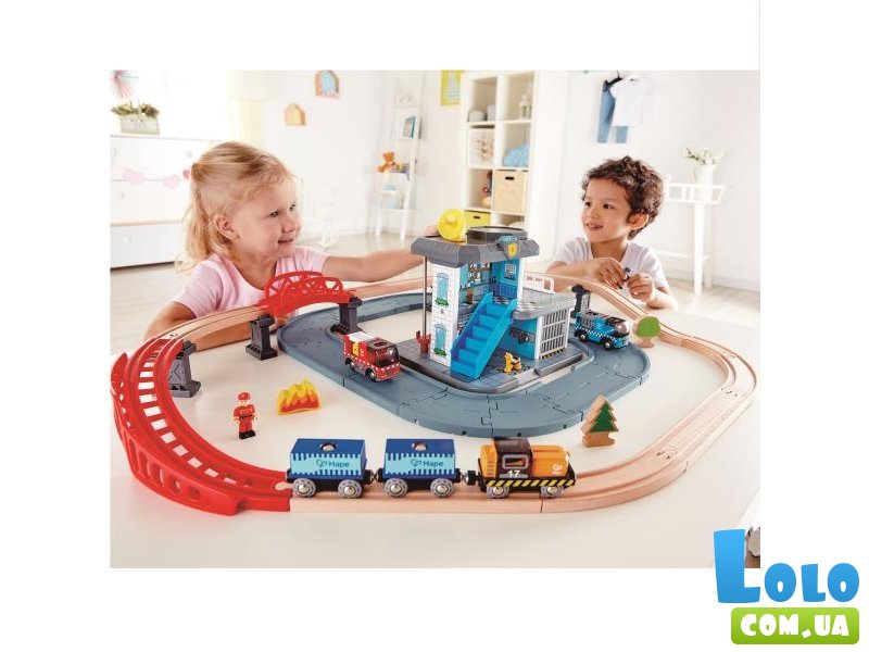 Игрушечная железная дорога Штаб аварийной службы, Hape