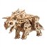 Деревянный механический конструктор Трицератопс, Ugears (70211), 400 дет.