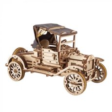 Деревянный механический 3D конструктор Ретро автомобиль, Ugears (70175), 337 дет.