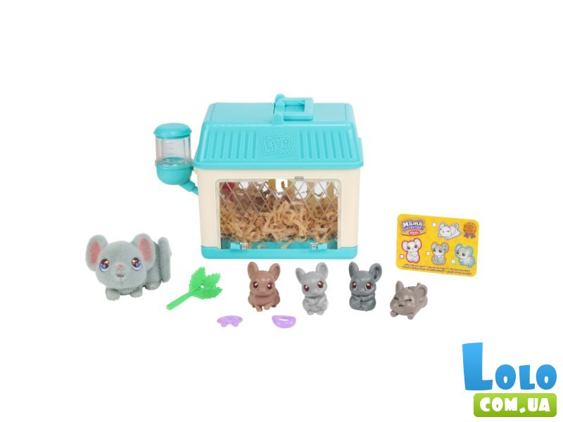 Игровой набор Мама-сюрприз Мышка, Little Live Pets