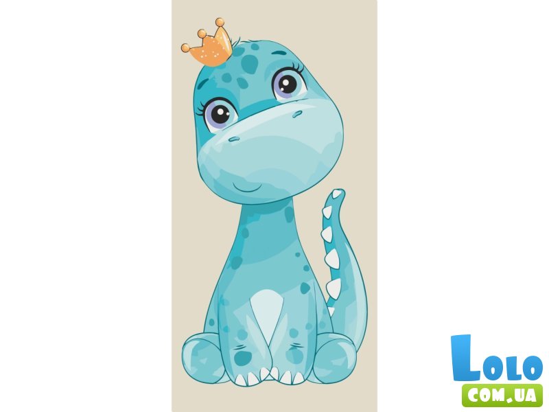 Картина по номерам Симпатичный динозаврик, Art Craft (40х80 см)