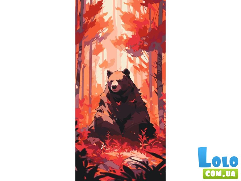 Картина по номерам Медведь в лесу, Art Craft (40х80 см)