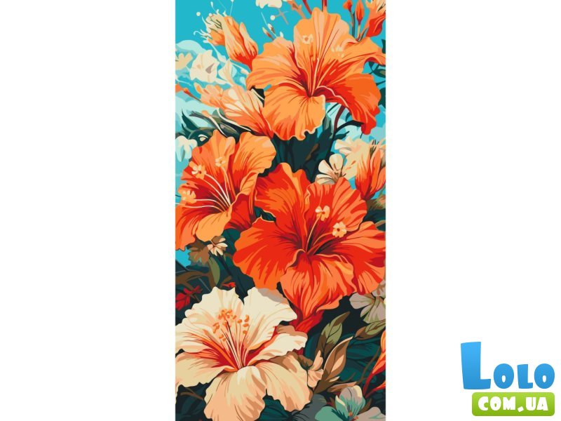 Картина по номерам Гибискус, Art Craft (40х80 см)