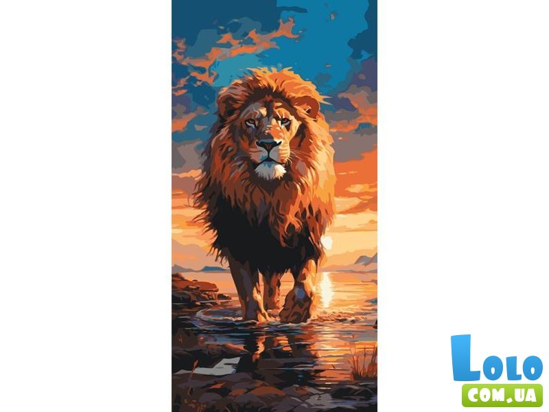 Картина по номерам Царь зверей, Art Craft (40х80 см)