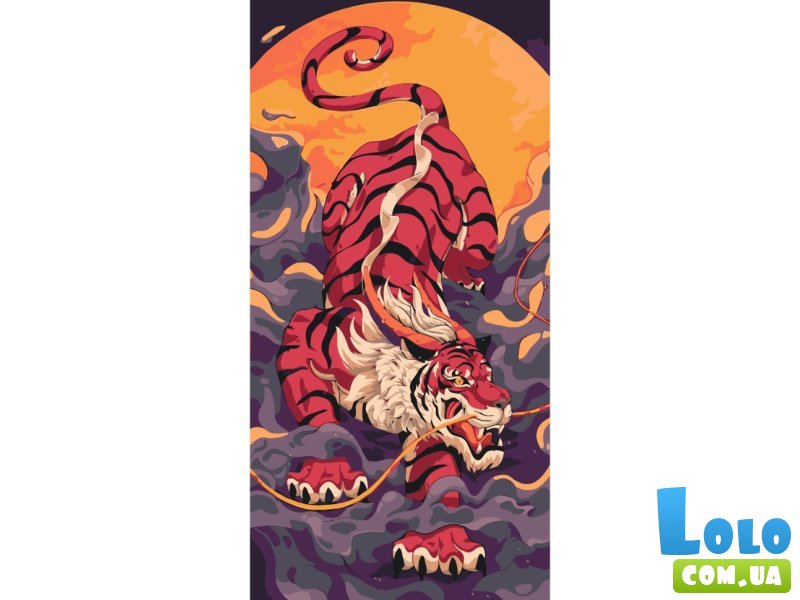 Картина по номерам Крадущийся тигр, Art Craft (40х80 см)