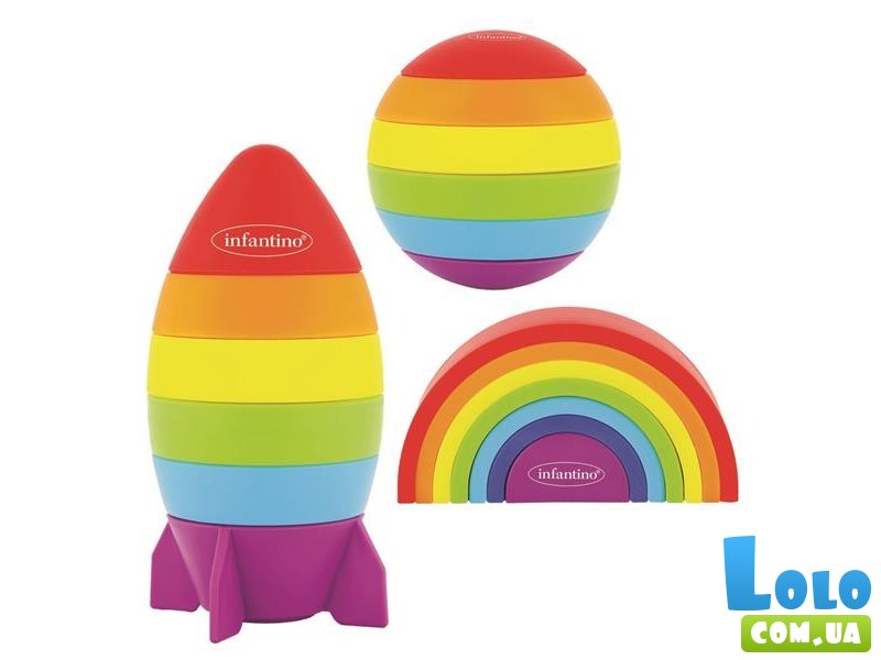 Набор развивающих игрушек 3 в 1 Удивительные предметы, Infantino