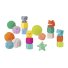 Развивающий сенсорный набор Мячики, кубики и лесные зверьки, Infantino