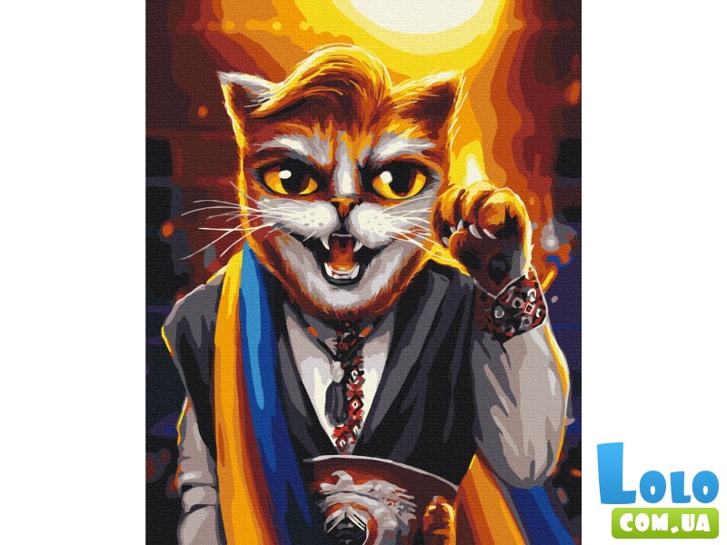 Картина по номерам Непобедимый чемпион ©Марианна Пащук, Brushme (40х50 см)