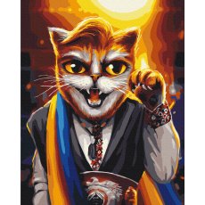 Картина по номерам Непобедимый чемпион ©Марианна Пащук, Brushme (40х50 см)