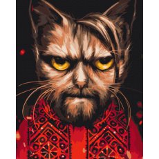 Картина по номерам Кот Усик ©Марианна Пащук, Brushme (40х50 см)
