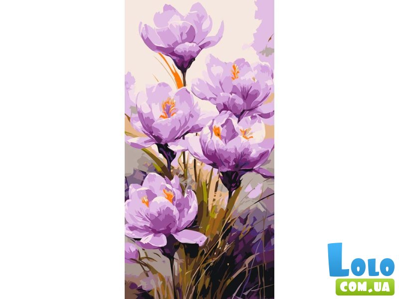 Картина по номерам Крокусы, Art Craft (40х80 см)