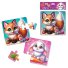 Мягкие пазлы Зайка и лисичка, Vladi Toys, 25 эл.