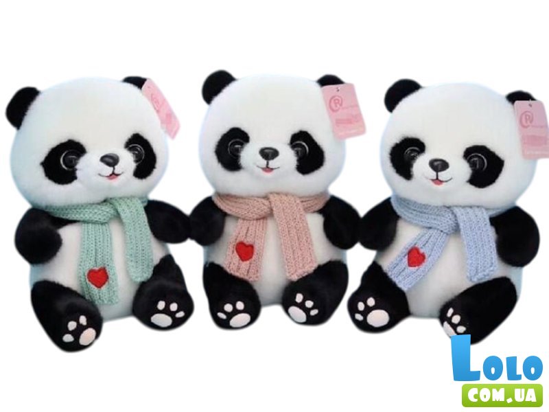 Мягкая игрушка Панда, 24 см (в ассортименте)