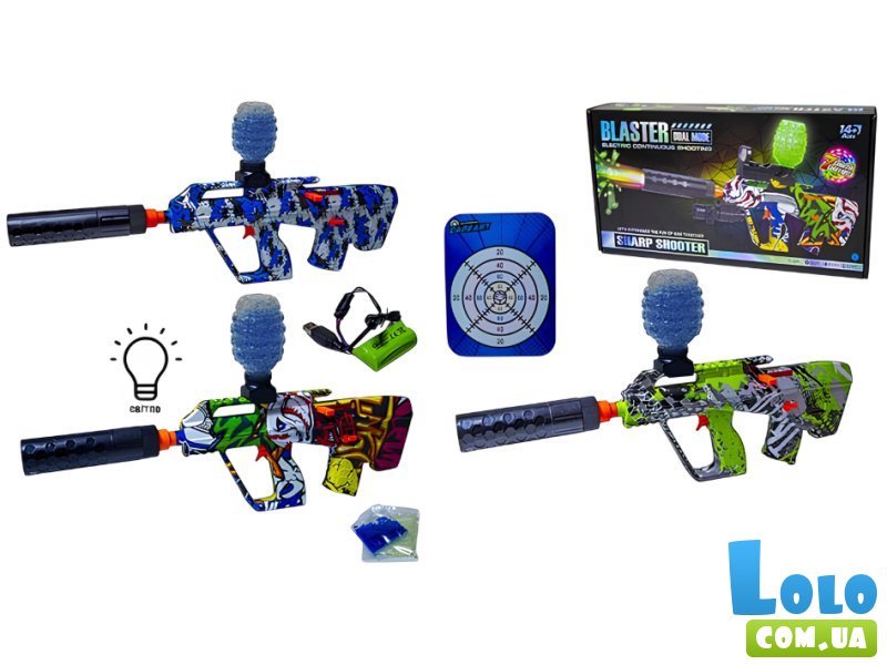 Автомат с гелевыми пулями (в ассортименте)