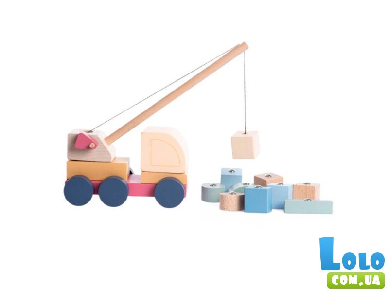 Деревянная машина Автокран, Cubika