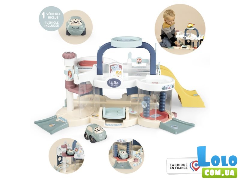 Первый гараж с машиной, Smoby