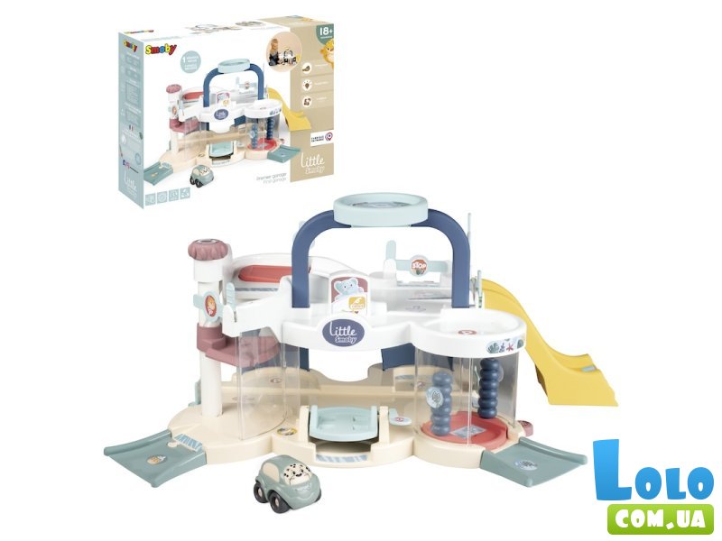 Первый гараж с машиной, Smoby