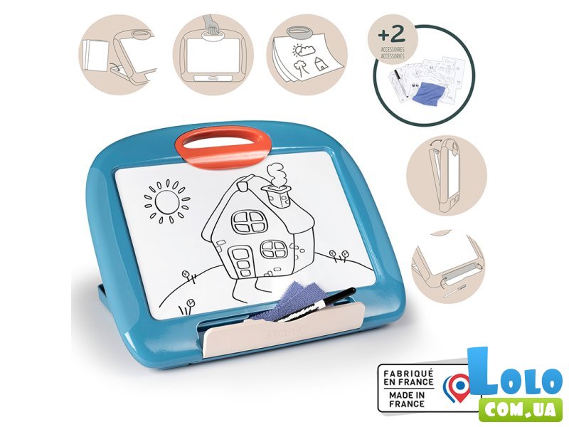 Мобильная доска для рисования, Smoby