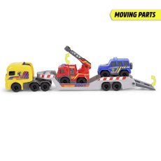 Грузовик Мерседес со спасательными машинами, Dickie Toys