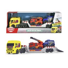 Грузовик Мерседес со спасательными машинами, Dickie Toys