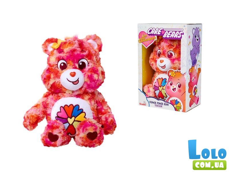 Мягкая игрушка Медведь, Simba, 35 см (цветочный)