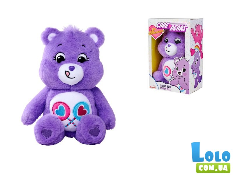 Мягкая игрушка Медведь, Simba, 35 см (фиолетовый)