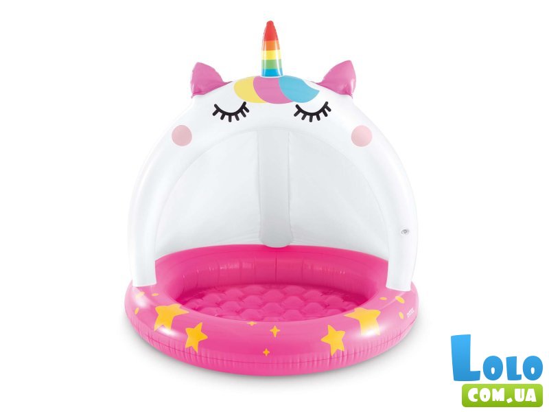 Бассейн надувной Единорог, Intex