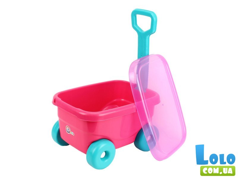 Тележка детская, ТехноК (розовая)