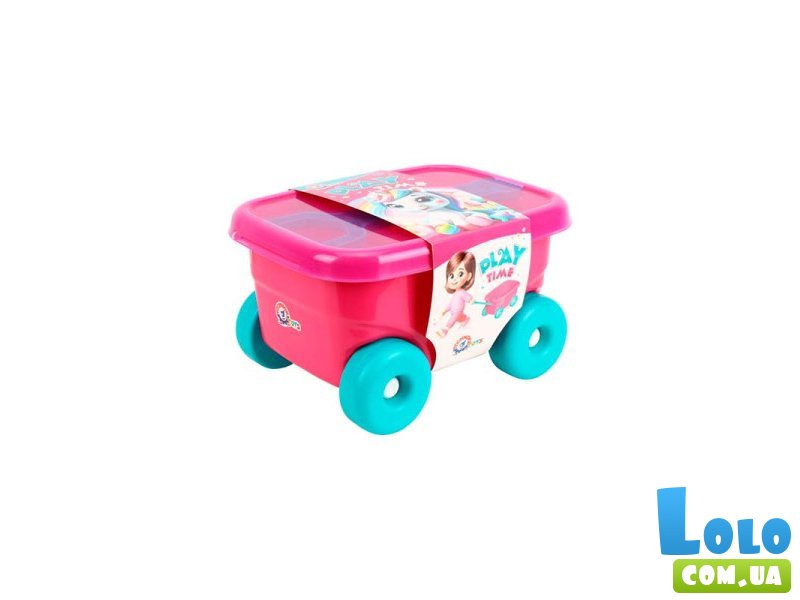 Тележка детская, ТехноК (розовая)